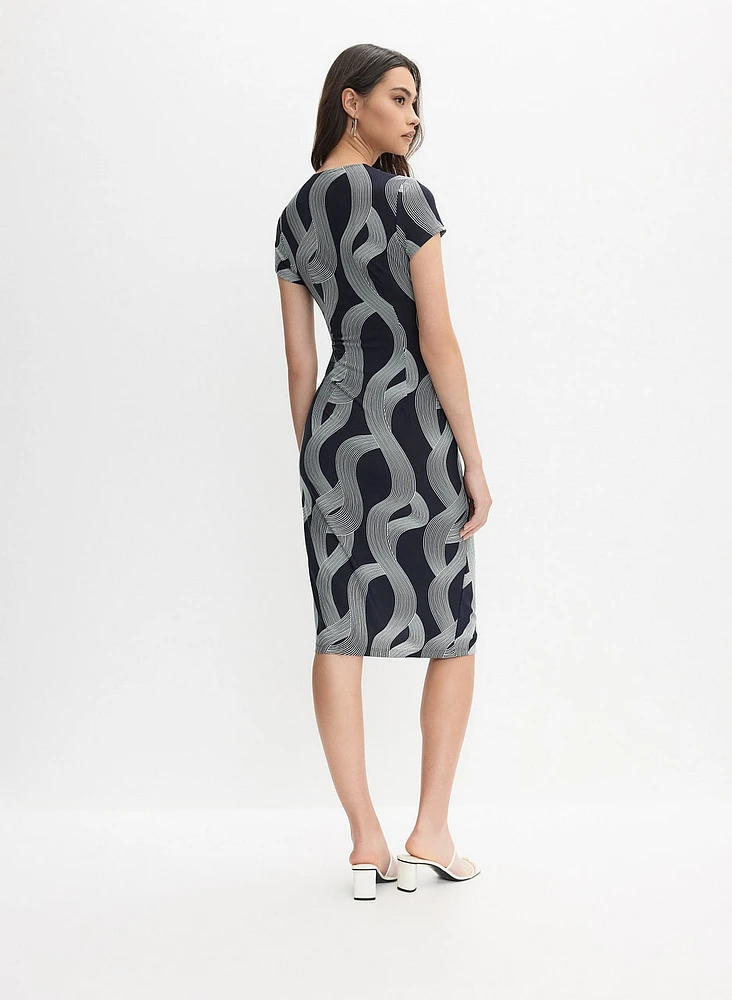 Joseph Ribkoff - Wrap Midi Dress