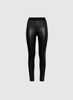 Kayla Vegan Leather Straight Leg Pants