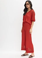 Joseph Ribkoff - Wide-Leg Pull-On Pants