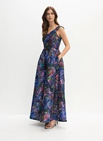 Floral Print Gown