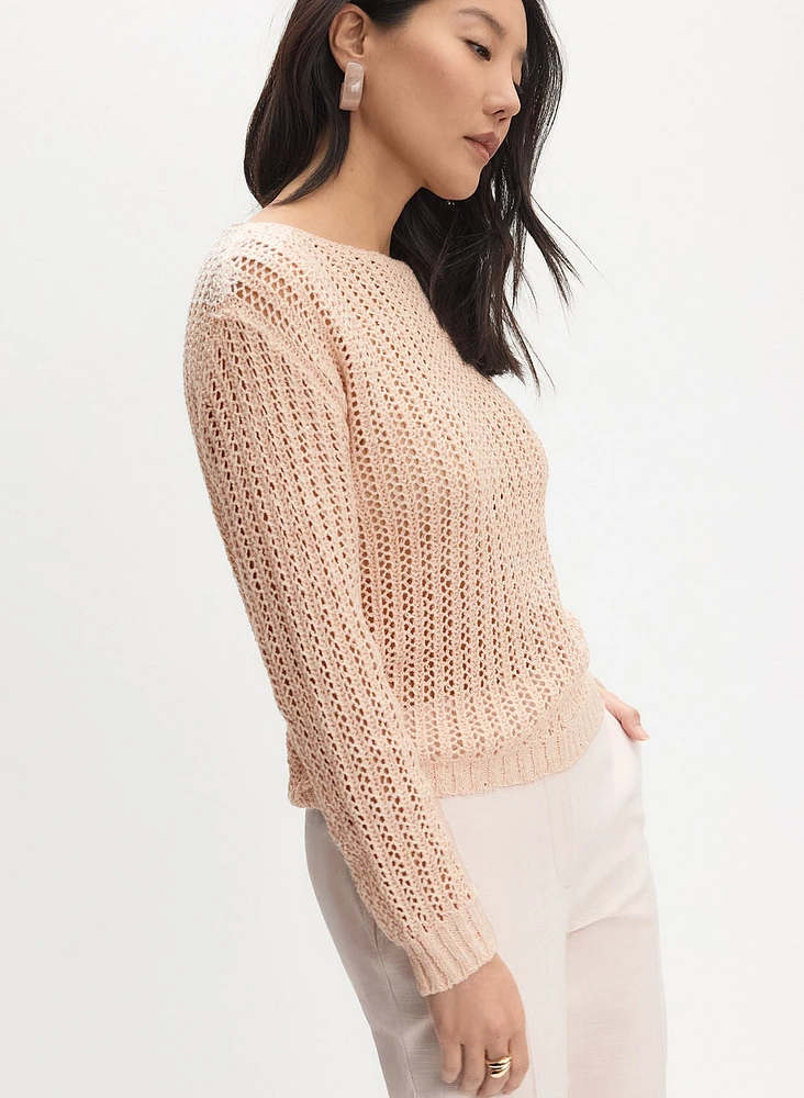 Open Knit Sweater