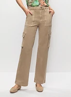 Wide Leg Cargo Jeans