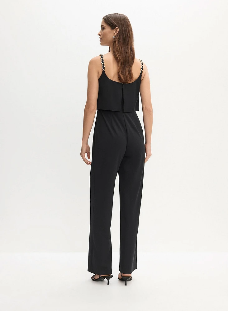 Adrianna Papell - Chain Strap Jumpsuit