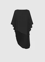 Tunique asymétrique en chiffon