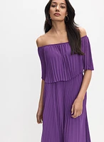 Joseph Ribkoff - Pleated Maxi Dress