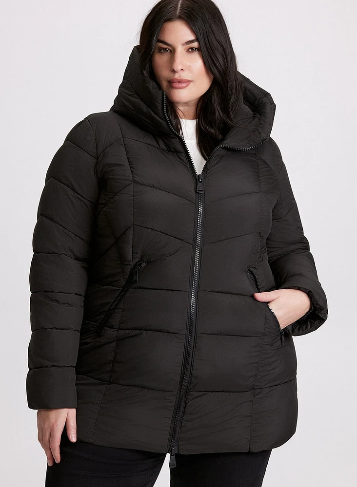 Hooded Puffer Coat