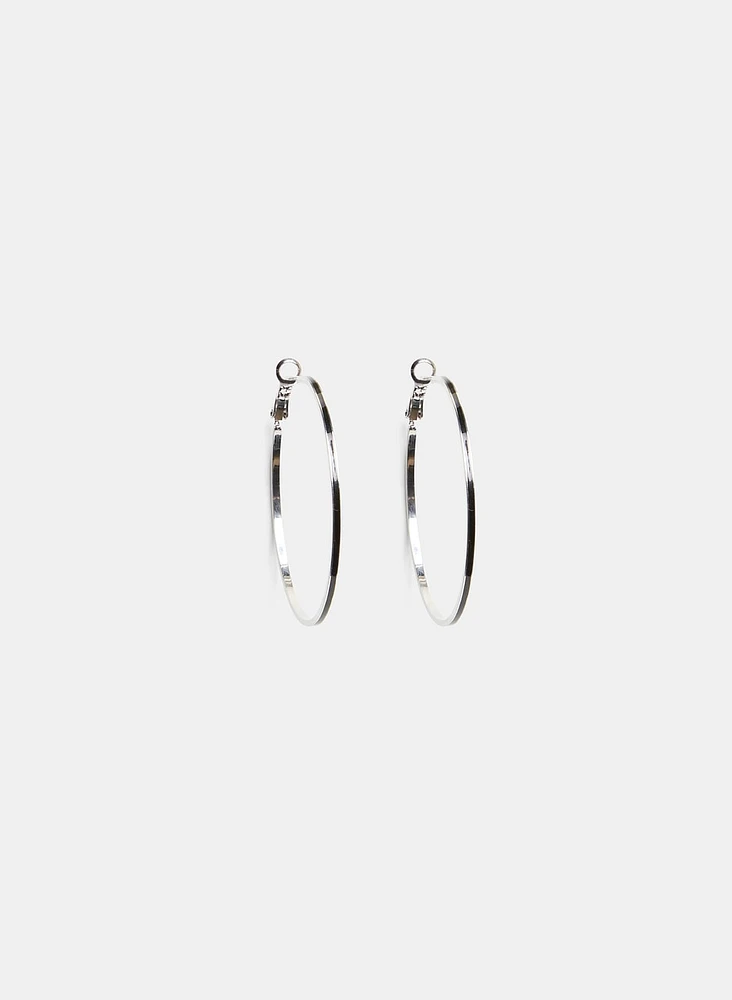 Thin Hoop Earrings