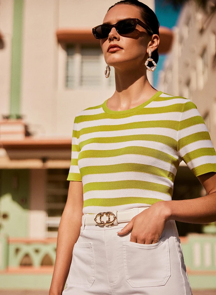 Pull à rayures