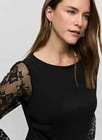 Lace Sleeve Top