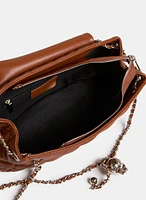 Sac à main matelassé en cuir végane