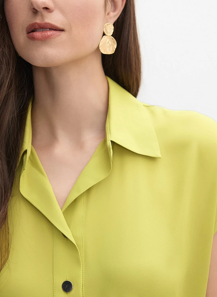 Button Placket Blouse