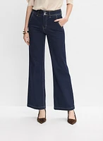 Rinse Tint Flare-Leg Jeans