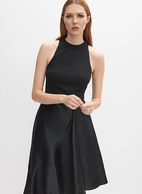 Crepe & Taffeta Dress
