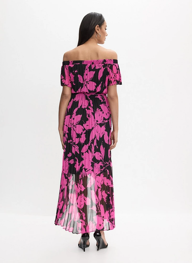 Joseph Ribkoff - Pleated Floral Dress