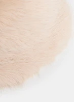 Faux-Fur Cloche Hat