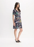 Joseph Ribkoff - Paris Print Dress