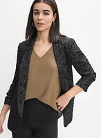 Floral Jacquard Jacket