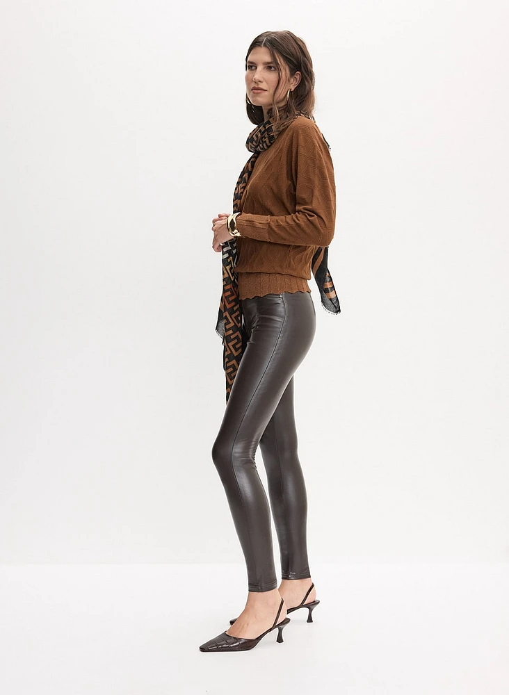 Kayla Vegan Leather Pants