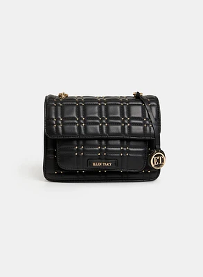 Stud Embellished Shoulder Bag