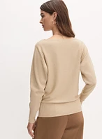 Dolman Sleeve Pullover Sweater