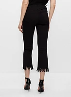 Frank Lyman - Fringe Detail Tencel Jeans