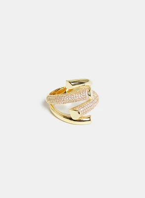 Pavé Claw Ring