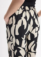 Joseph Ribkoff - Abstract Wide Leg Pants