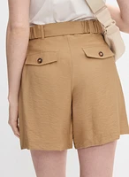 Stretch Linen Skort