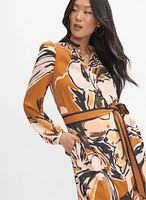 Floral Shirt Dress