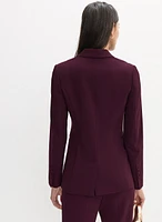 Satin Trim Tuxedo Jacket