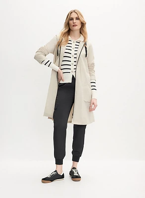 Joseph Ribkoff - Hooded Zip-Front Coat