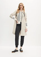 Joseph Ribkoff - Hooded Zip-Front Coat