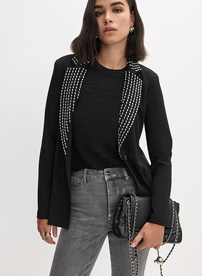 Joseph Ribkoff - Beaded Lapel Jacket