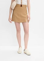 Stretch Linen Skort