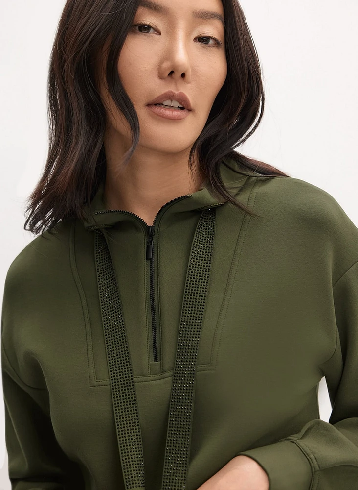 Funnel Neck Sweatshirt