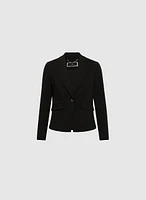 Single-Button Blazer