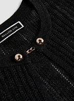 Cardigan en tricot avec chaîne