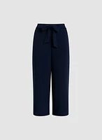 Pantalon ceinturé à enfiler