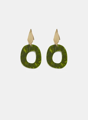 Resin Dangle Earrings