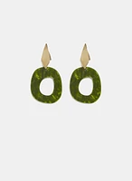 Resin Dangle Earrings