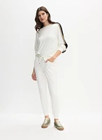 Contrast Stripe Top