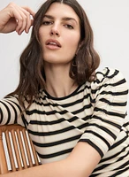 Stripe Lurex T-Shirt