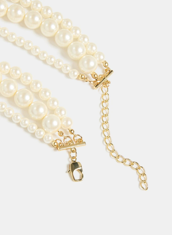 Tiered Pearl Necklace