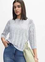 Open Weave Sweater