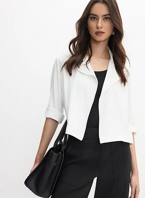 Joseph Ribkoff - Open Cropped Blazer