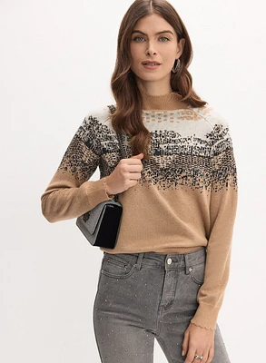 Jacquard Pattern Sweater