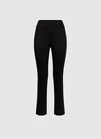 Madison Pull-On Straight-Leg Pants