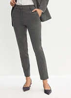 Giselle Pinstripe Slim-Leg Pants