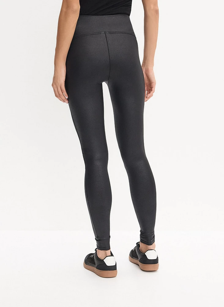 Legging mat à taille haute