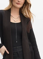 Floral Placement Print Cardigan